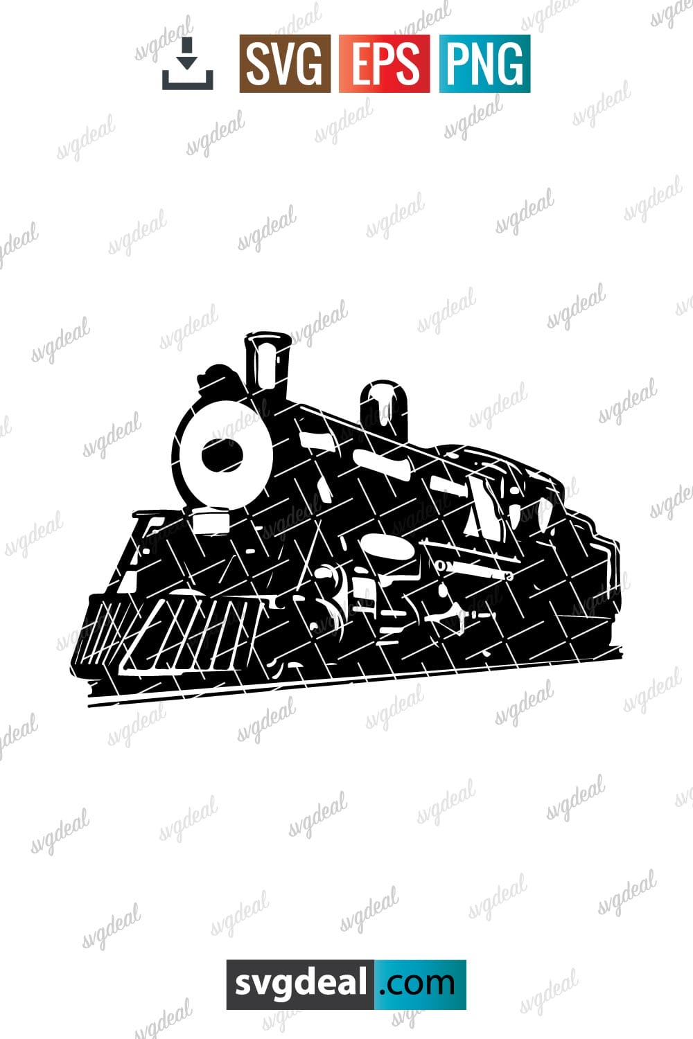 Free Steam Train Svg - SVGDeal.com