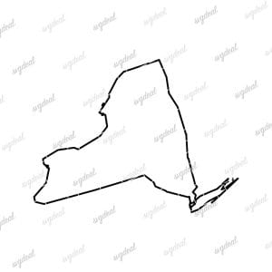New York Outline SVG