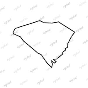 South Carolina Outline SVG