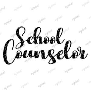 School Counselor Svg