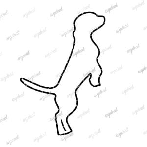 Dog Silhouette Outline