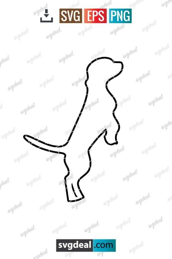 Dog Silhouette Outline