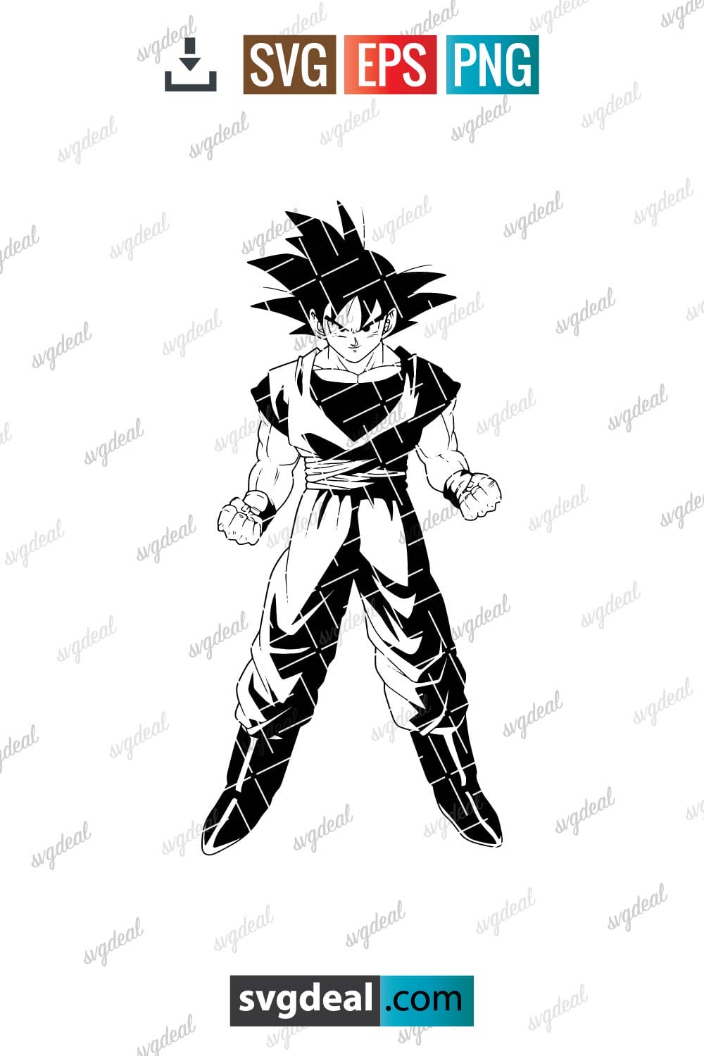 Goku Svg Free Goku Svg Free