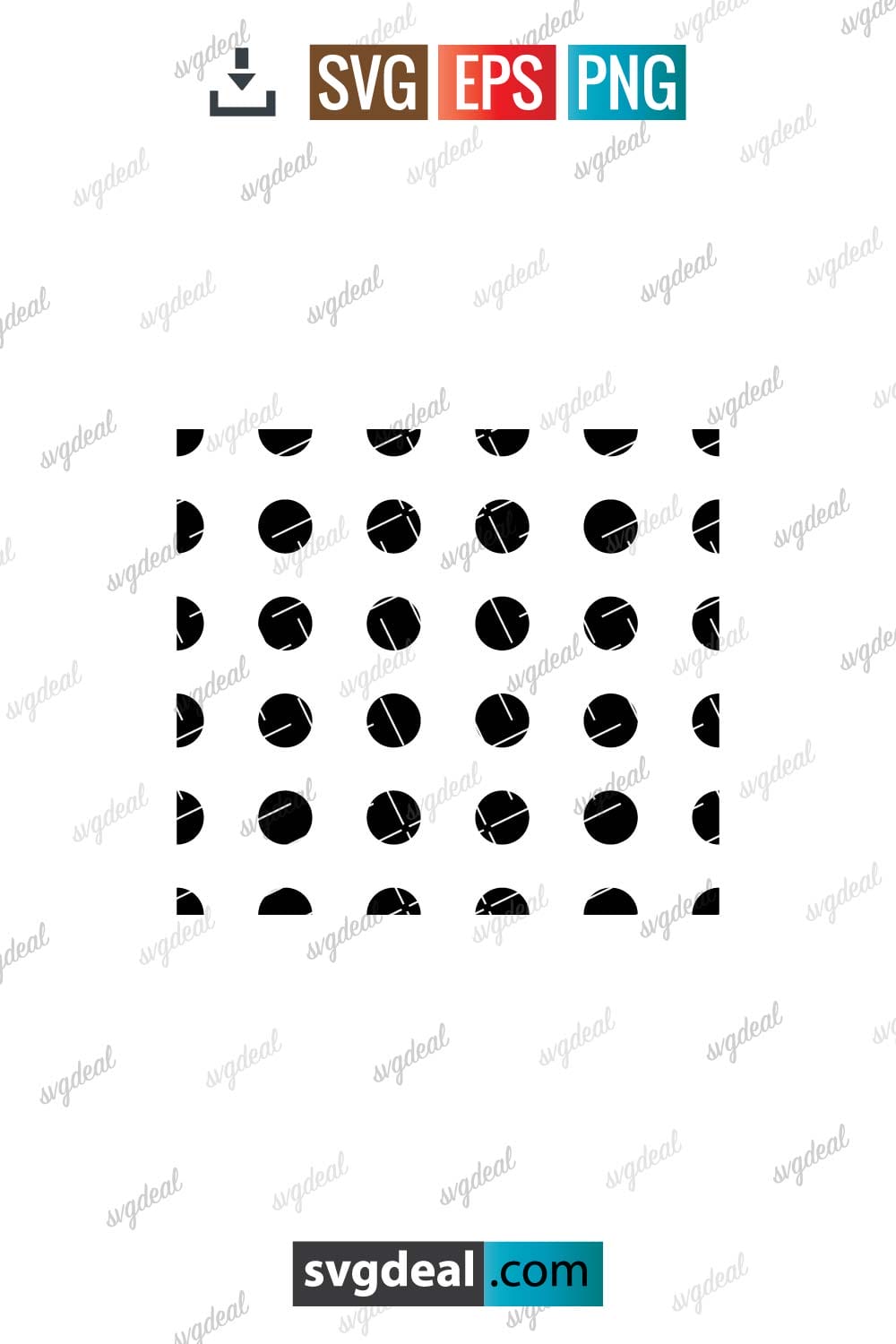 Seamless Polka Dots Svg - Free SVG Files