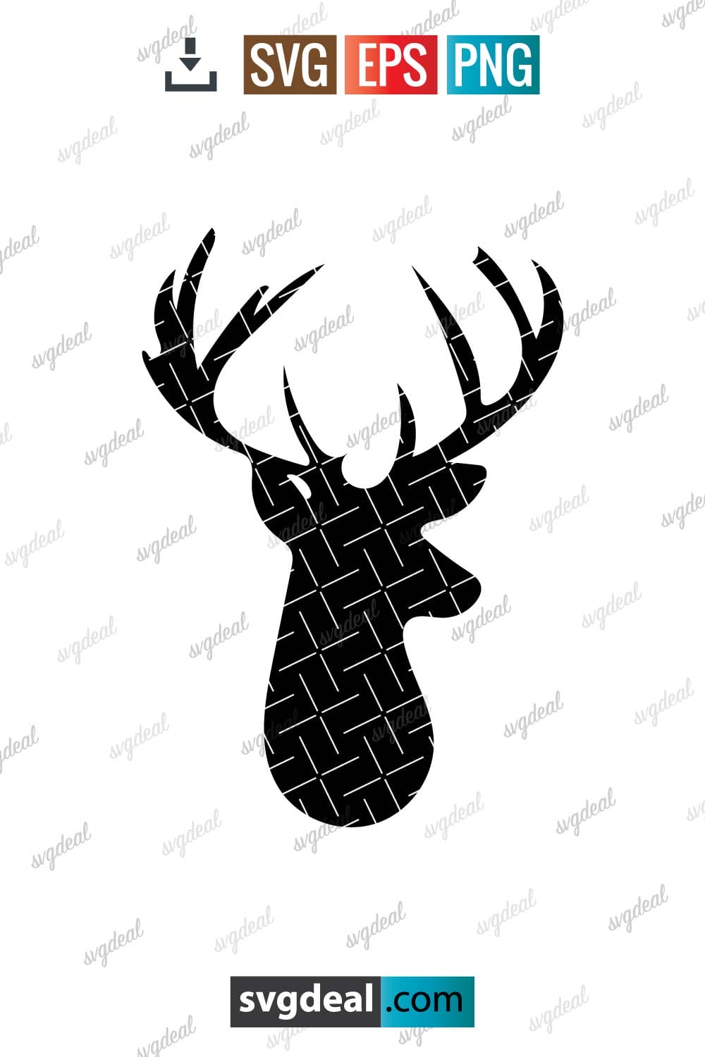 Deer Head Silhouette