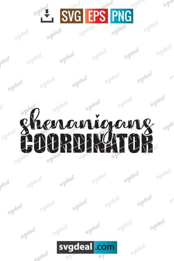 Shenanigans Coordinator Svg