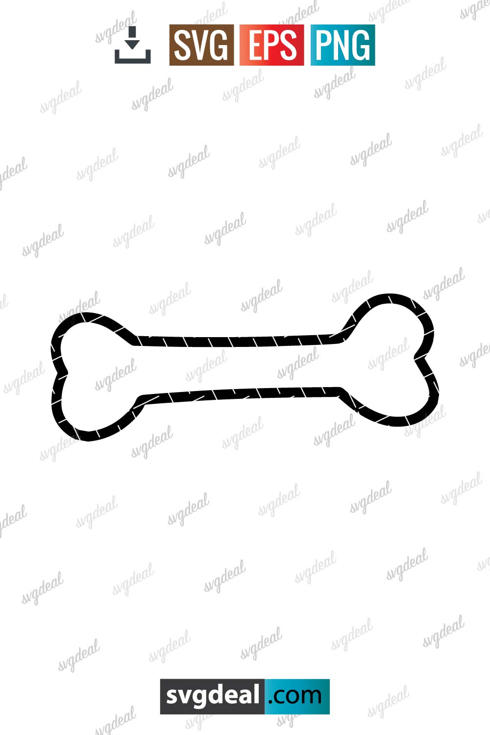 Free Dog Bone Svg - SVGDeal.com