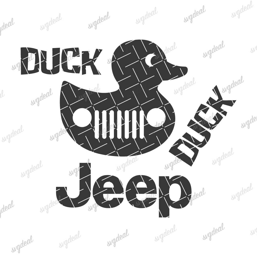 Duck Duck Jeep Svg