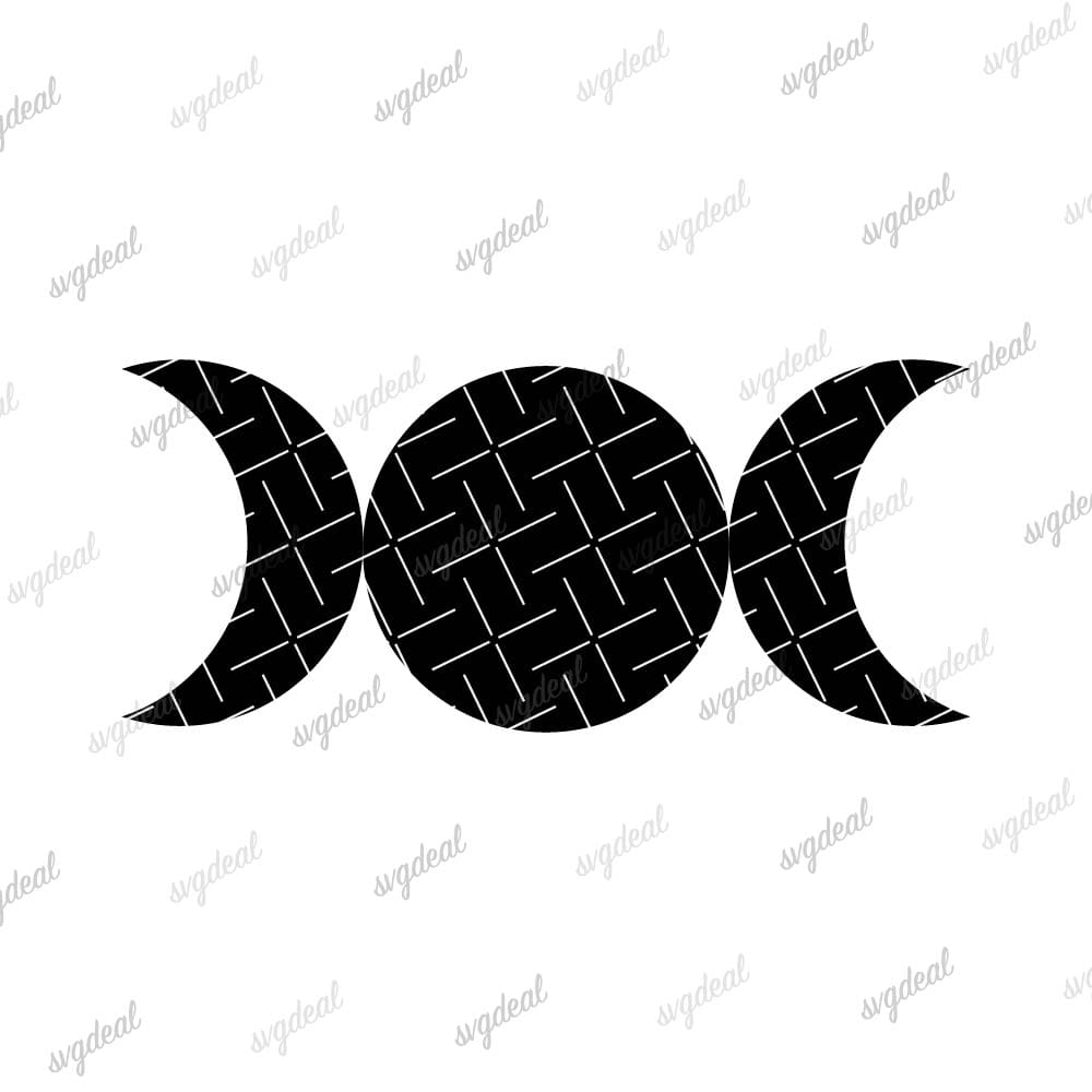 Triple Moon Svg