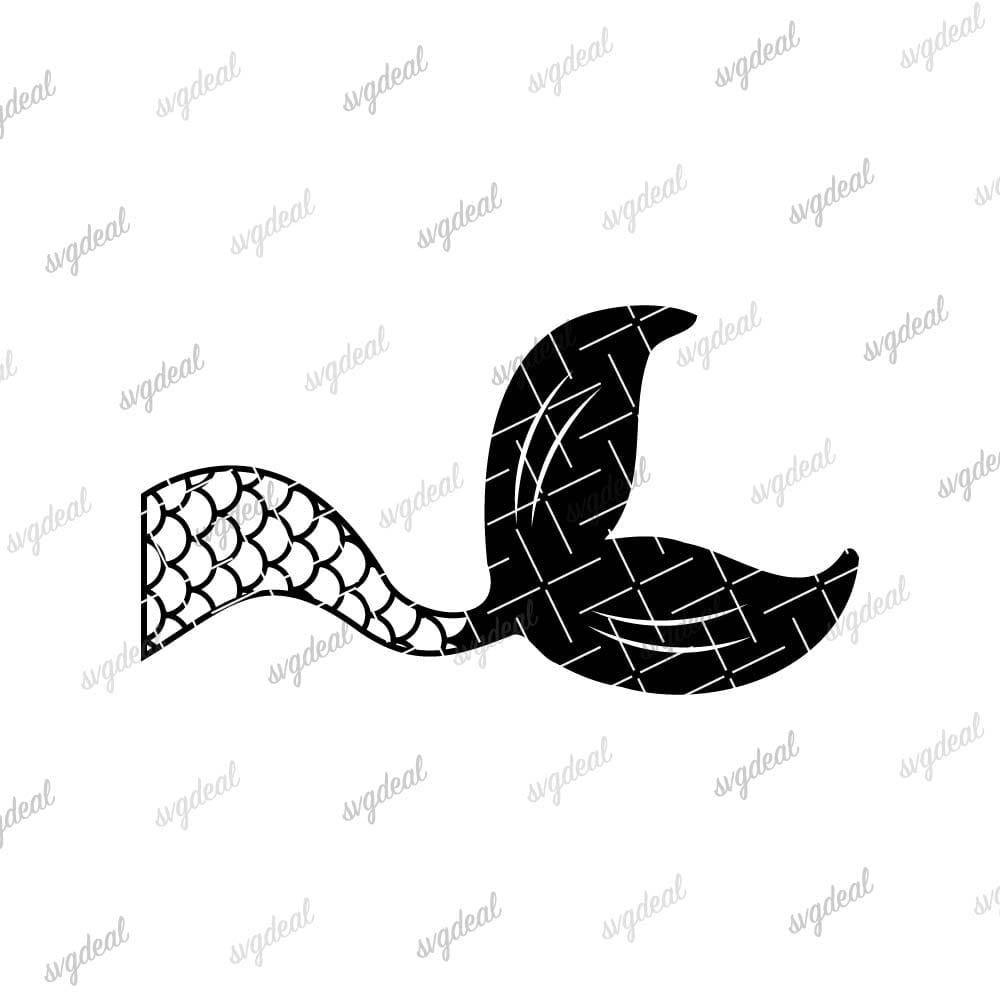 Mermaid Tail Svg Free