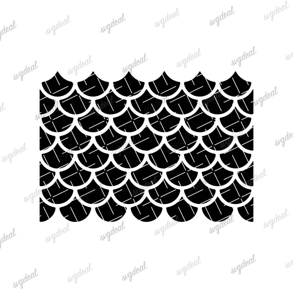 Mermaid Scales Svg