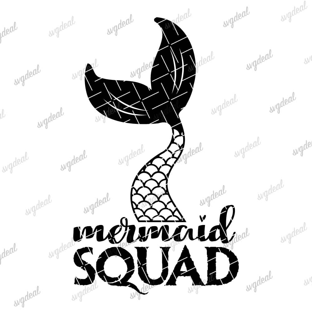 Mermaid Squad Svg