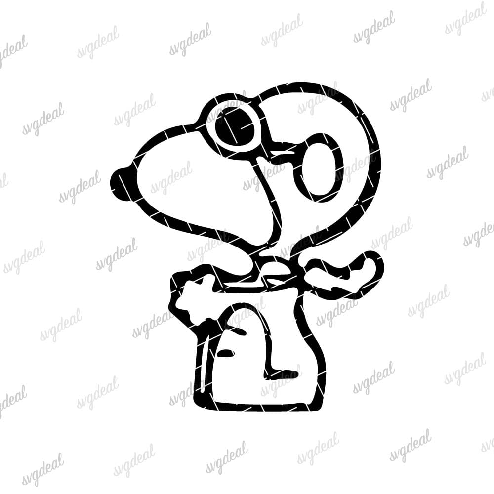 Snoopy Red Baron Svg