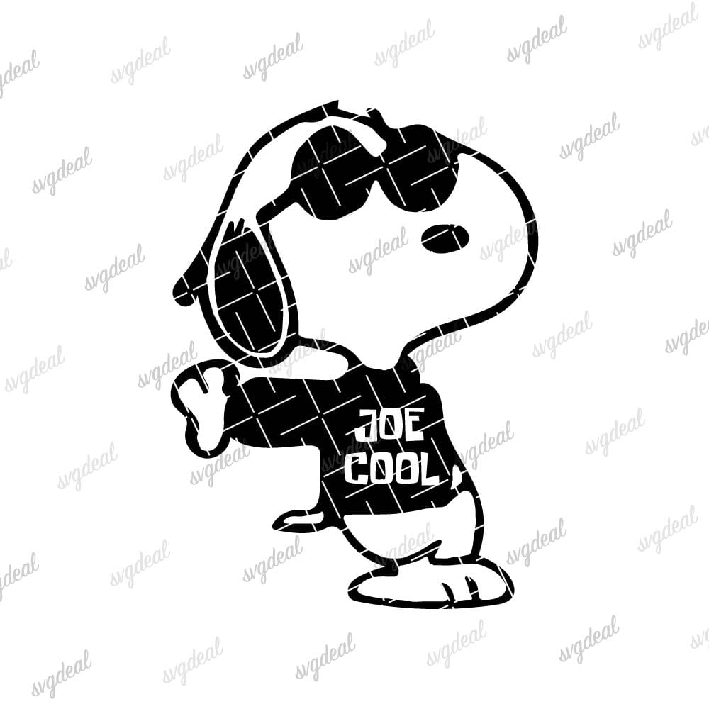 Joe Cool Snoopy Svg