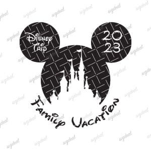 Disney Trip 2023 Family Vacation Svg