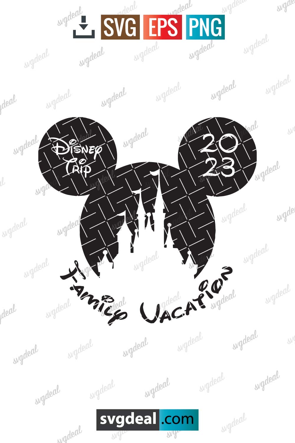 Free Disney Trip 2023 Family Vacation Svg - SVGDeal.com