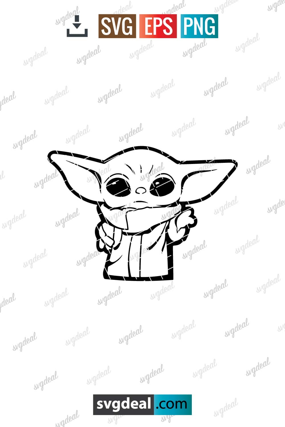 Free Babyyoda Svg - SVGDeal.com