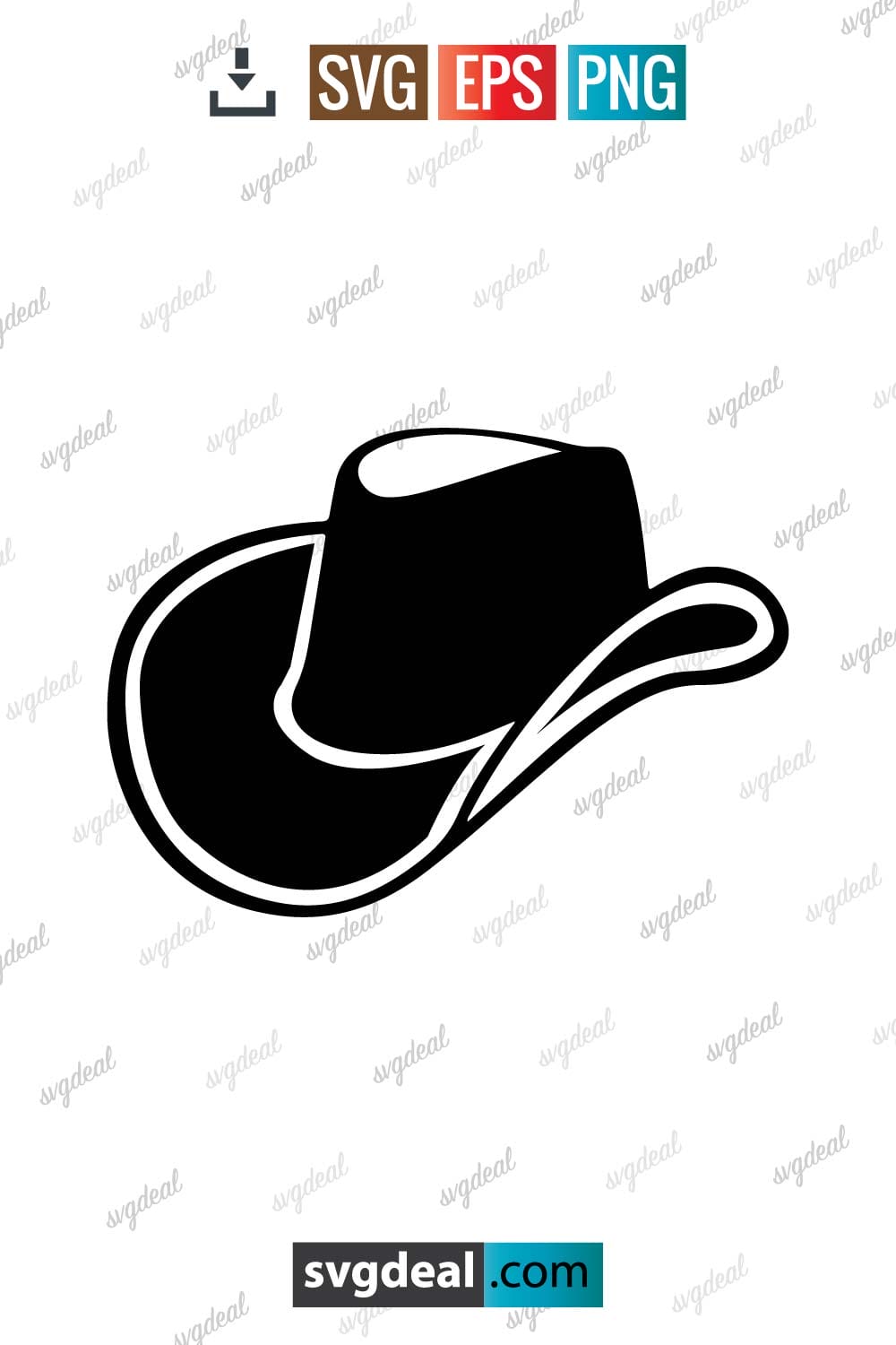 Free Cowboy Hat Svg - SVGDeal.com