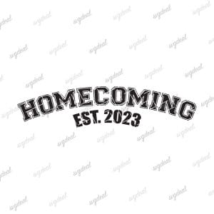 Homecoming 2023 Svg