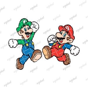 Mario And Luigi Svg