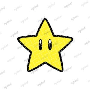 Super Mario Star Svg