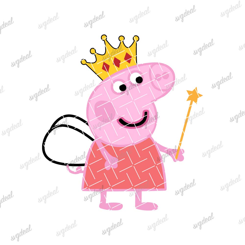 Fairy Peppa Pig Svg