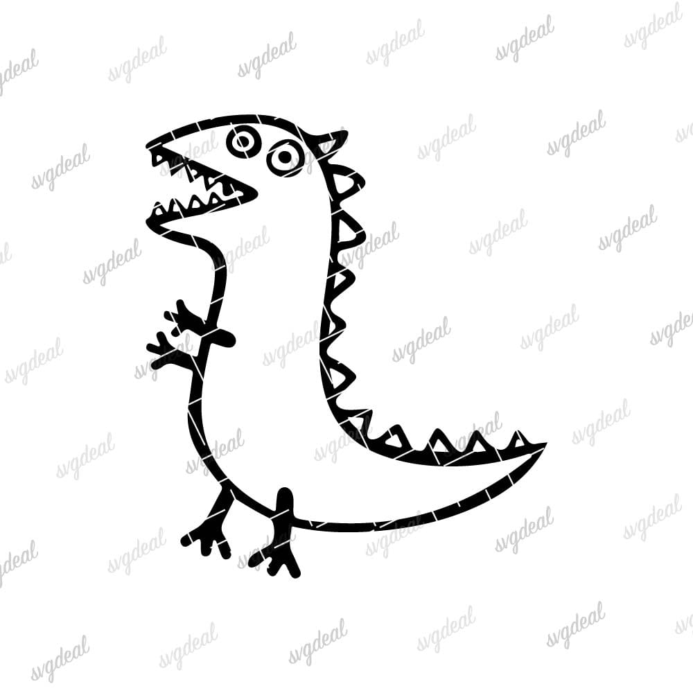 Peppa Pig Dinosaur Svg