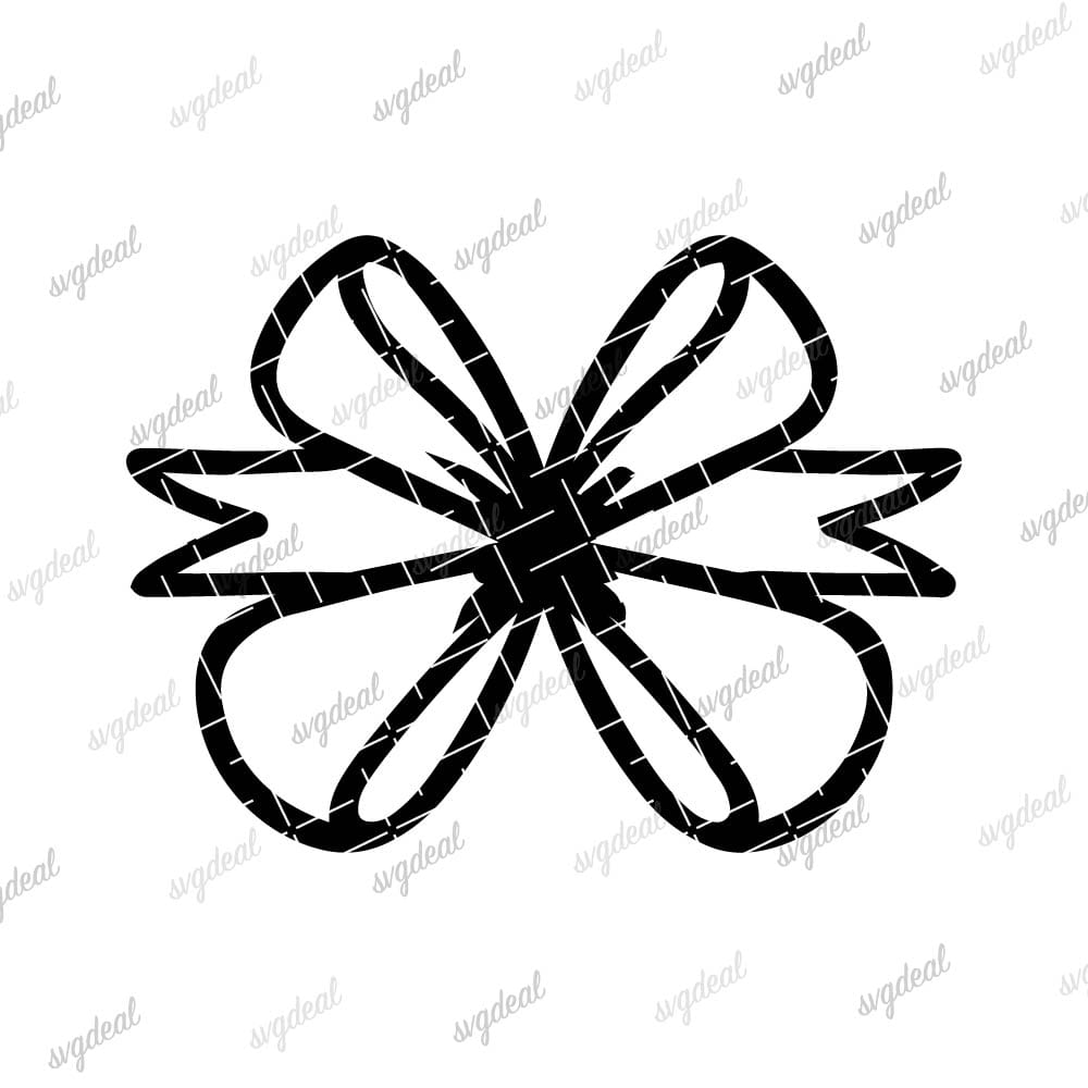 Christmas Bow Svg