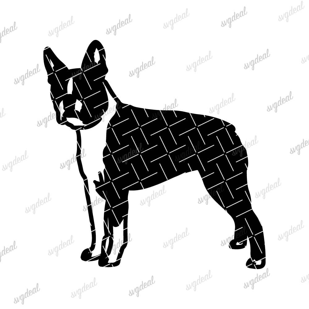 Boston Terrier Svg