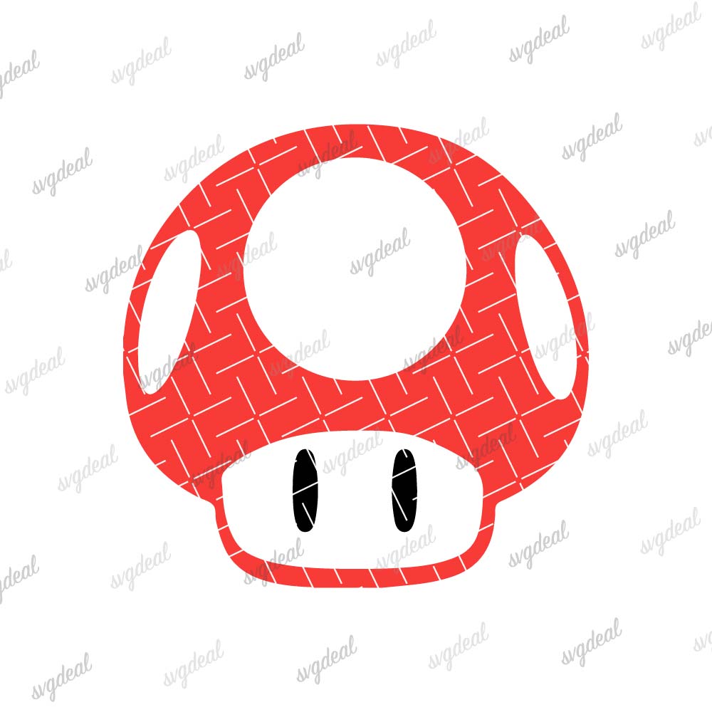 Mario Mushroom Svg