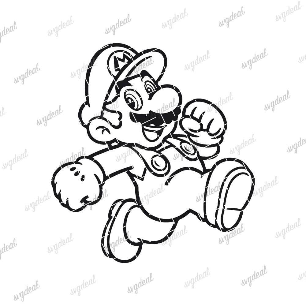 Mario Brothers Svg