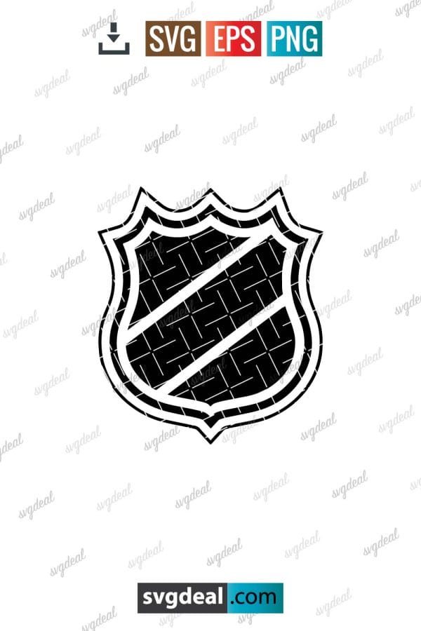 Hockey Shield Svg