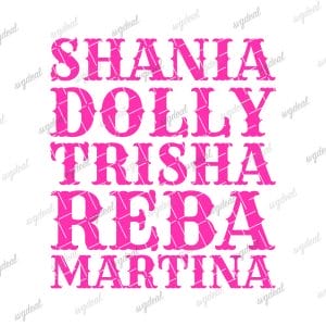 Shania Dolly Trisha Reba Svg