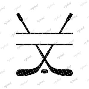 Crossed Hockey Stick Svg