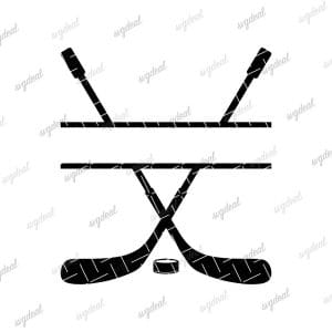 Crossed Hockey Stick Svg