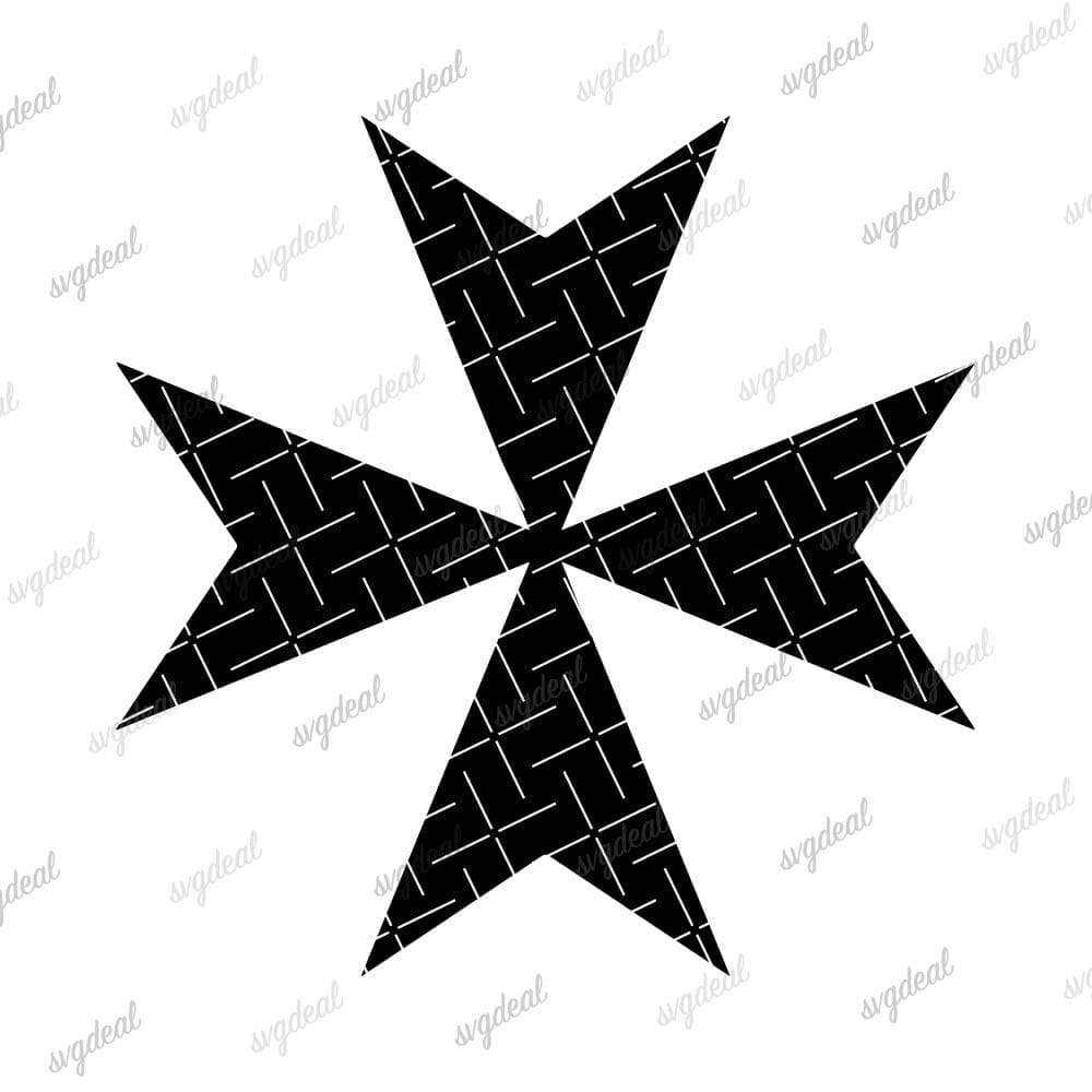 Maltese Cross Svg
