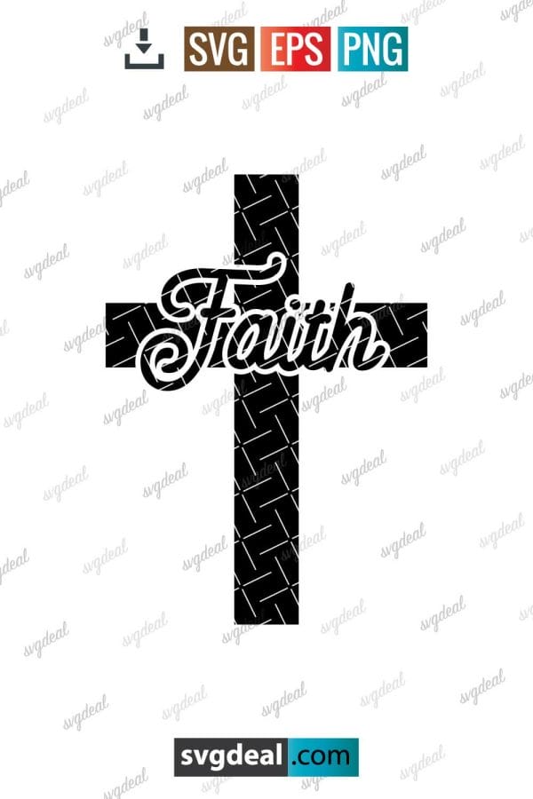 Faith Cross Svg