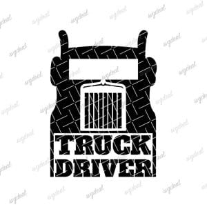 Truck Driver Svg