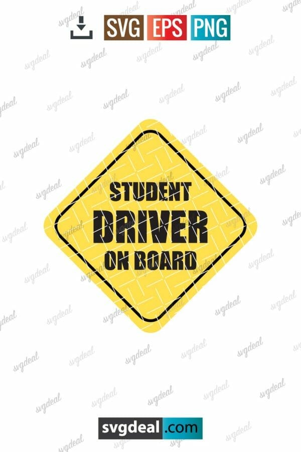 Student Driver Svg