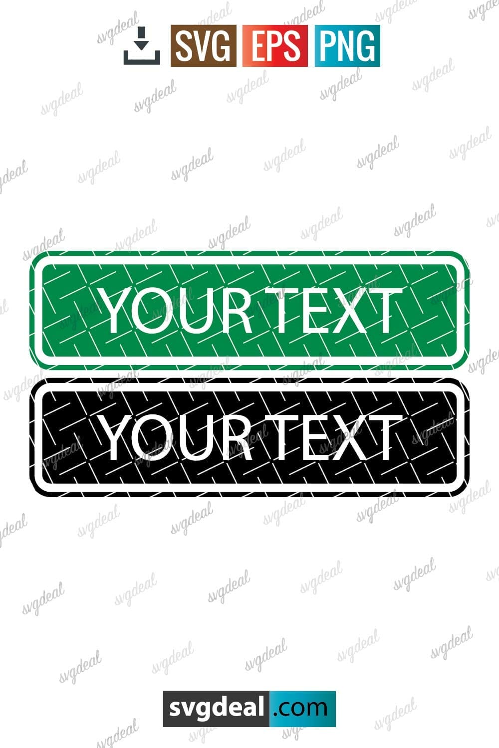 Free Street Sign Svg - SVGDeal.com