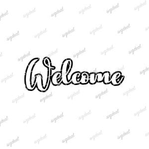 Welcome Sign Svg