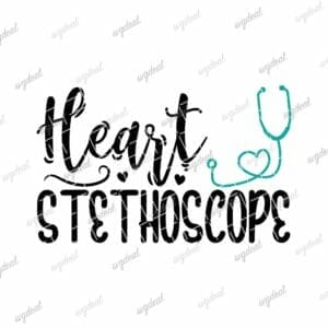 Heart Stethoscope Svg
