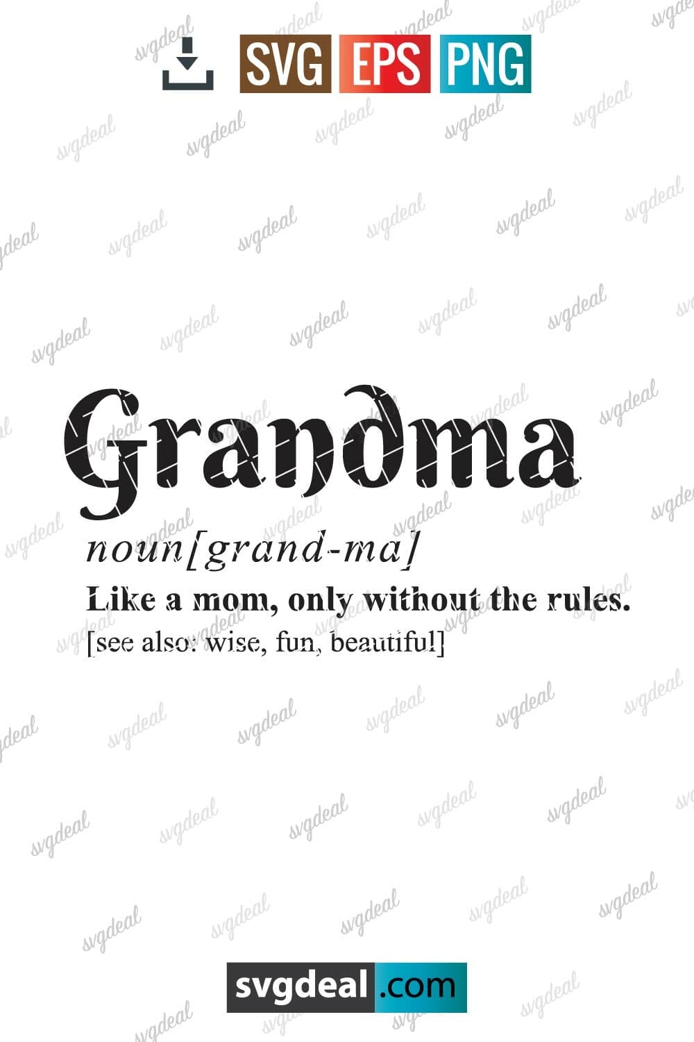 Grandma Definition Svg