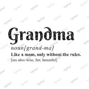 Grandma Definition Svg