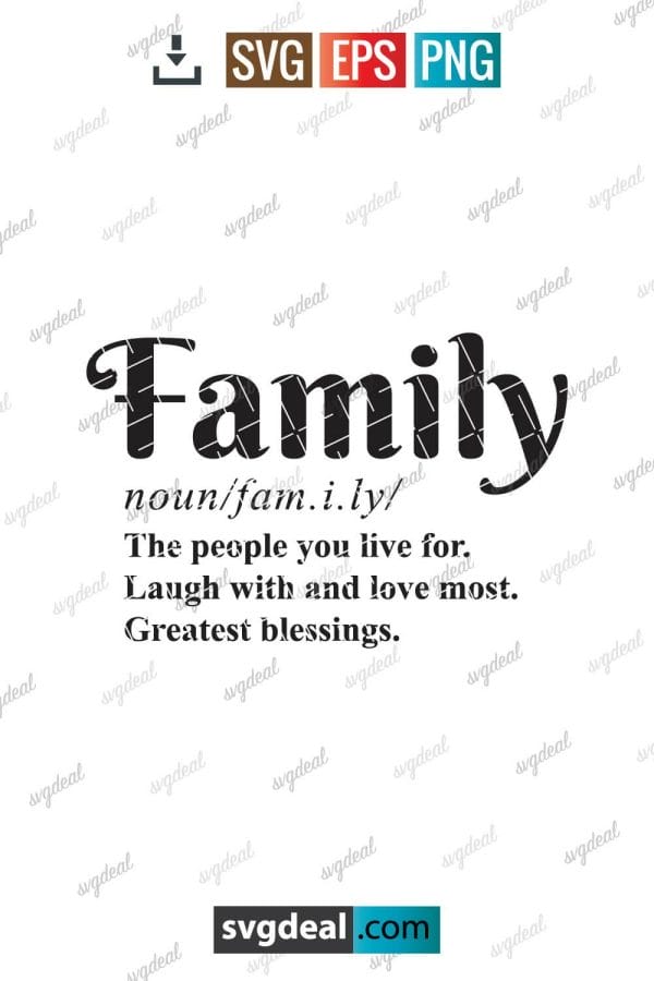 Family Definition Svg