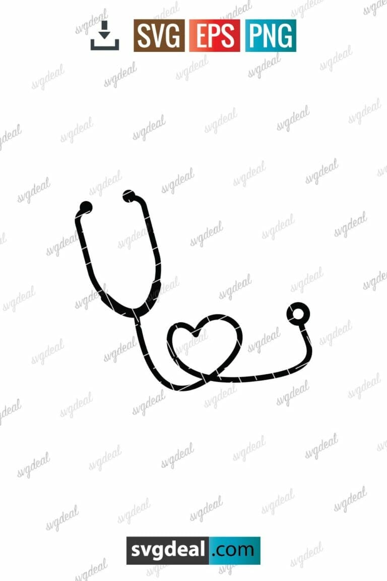 Free Cricut Stethoscope Svg - Svgdeal.com