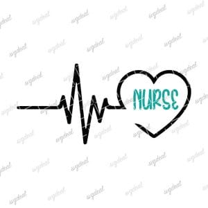 Nurse Heartbeat Svg