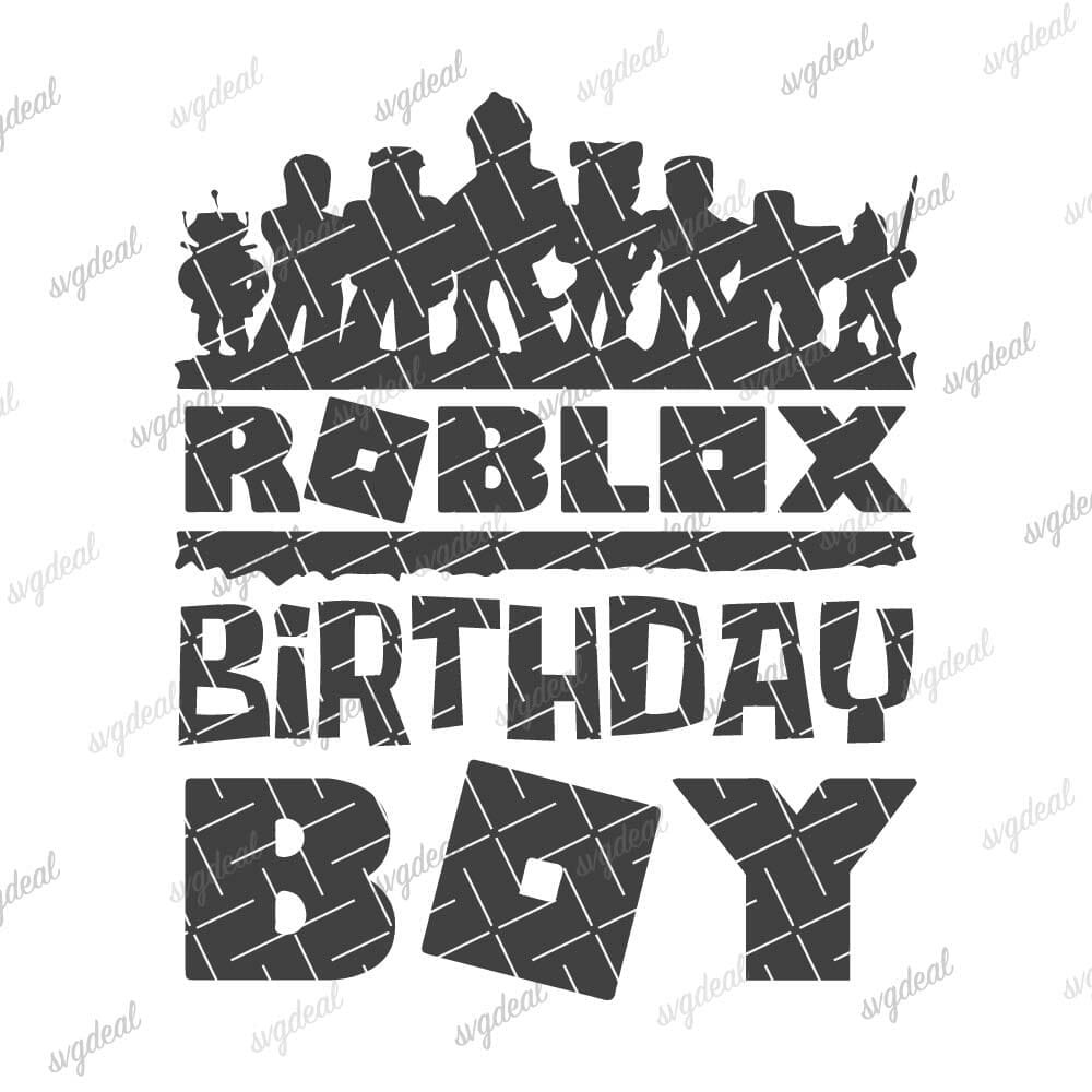 Roblox Birthday Boy Svg