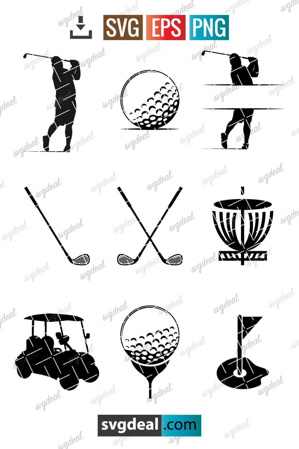 Golf SVG Bundle - Premium SVG Files