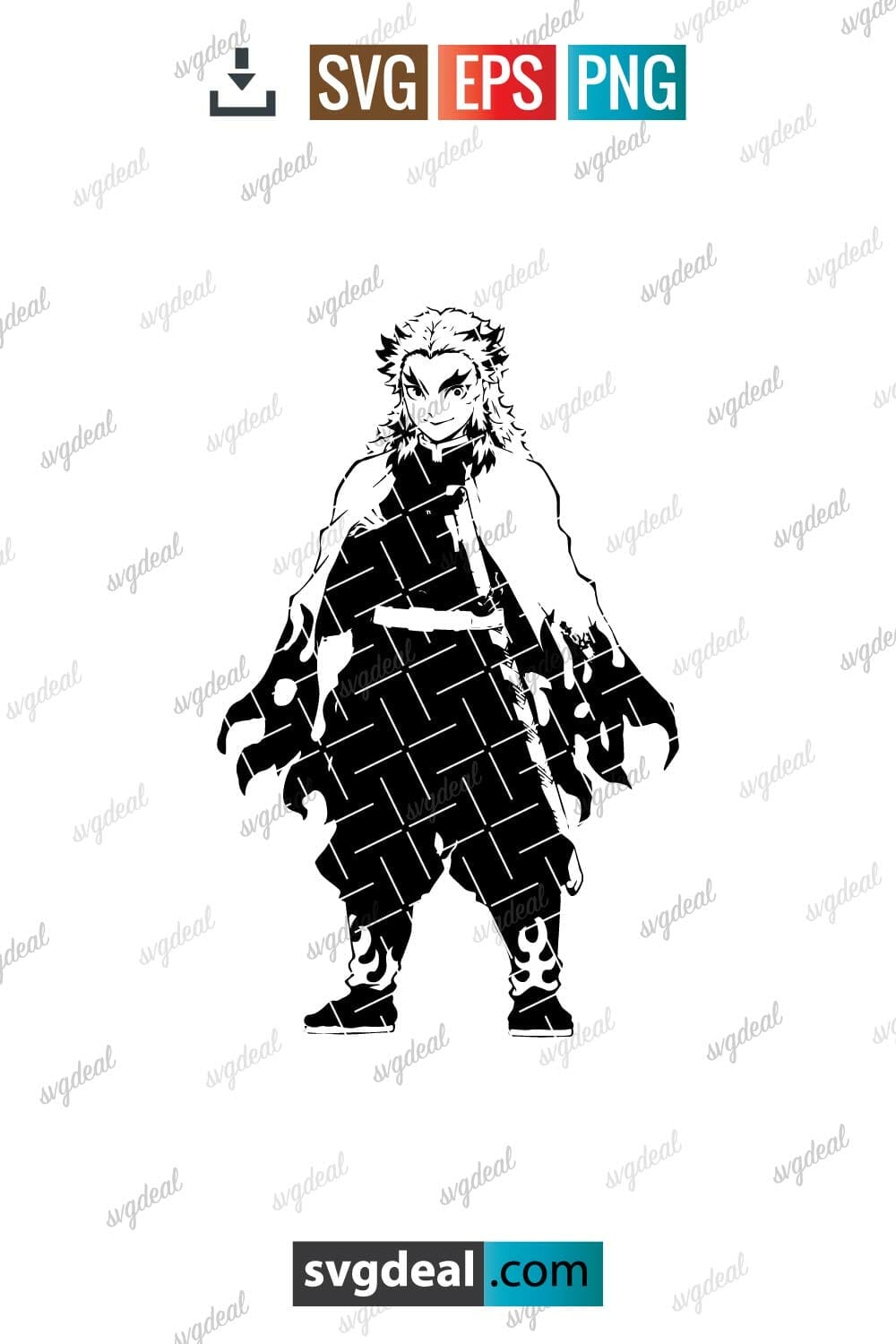 Rengoku Svg Rengoku Svg